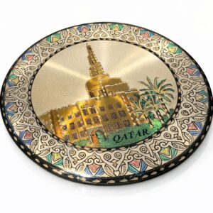 decorative etched brass plate (medium)