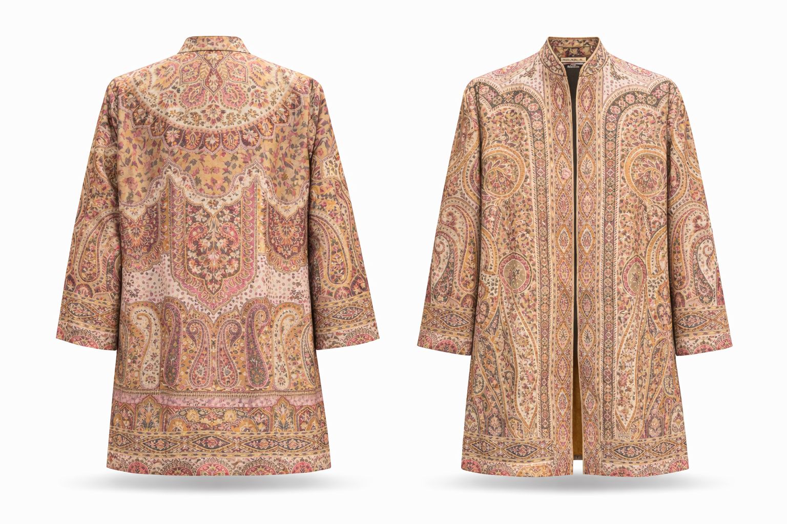 kani short jacket beige & rose