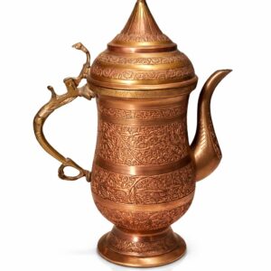kashmiri engraved copper samawar