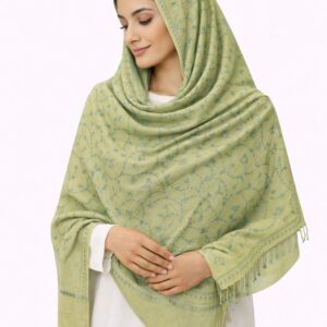 mp hashidar stole lime green and teal