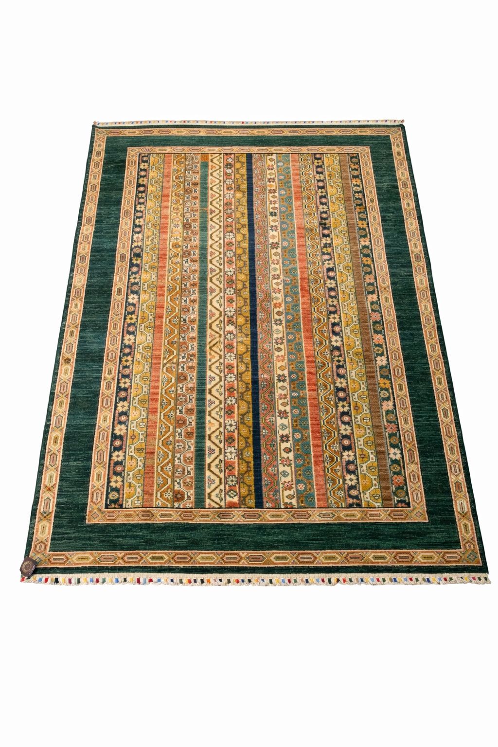 pakistani hand made green and multi color gabbeh carpet 6 x 4 feet pakistani hand made green and multi color gabbeh carpet 6 x 4 feet