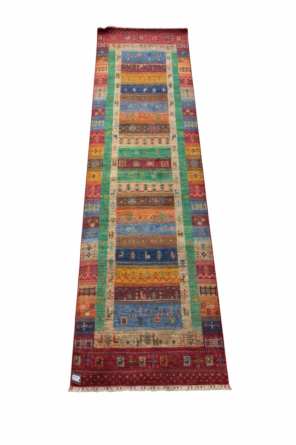 pakistani hand made multi color gabbeh runner 2.5 x 10 feet pakistani hand made multi color gabbeh runner 2.5 x 10 feet