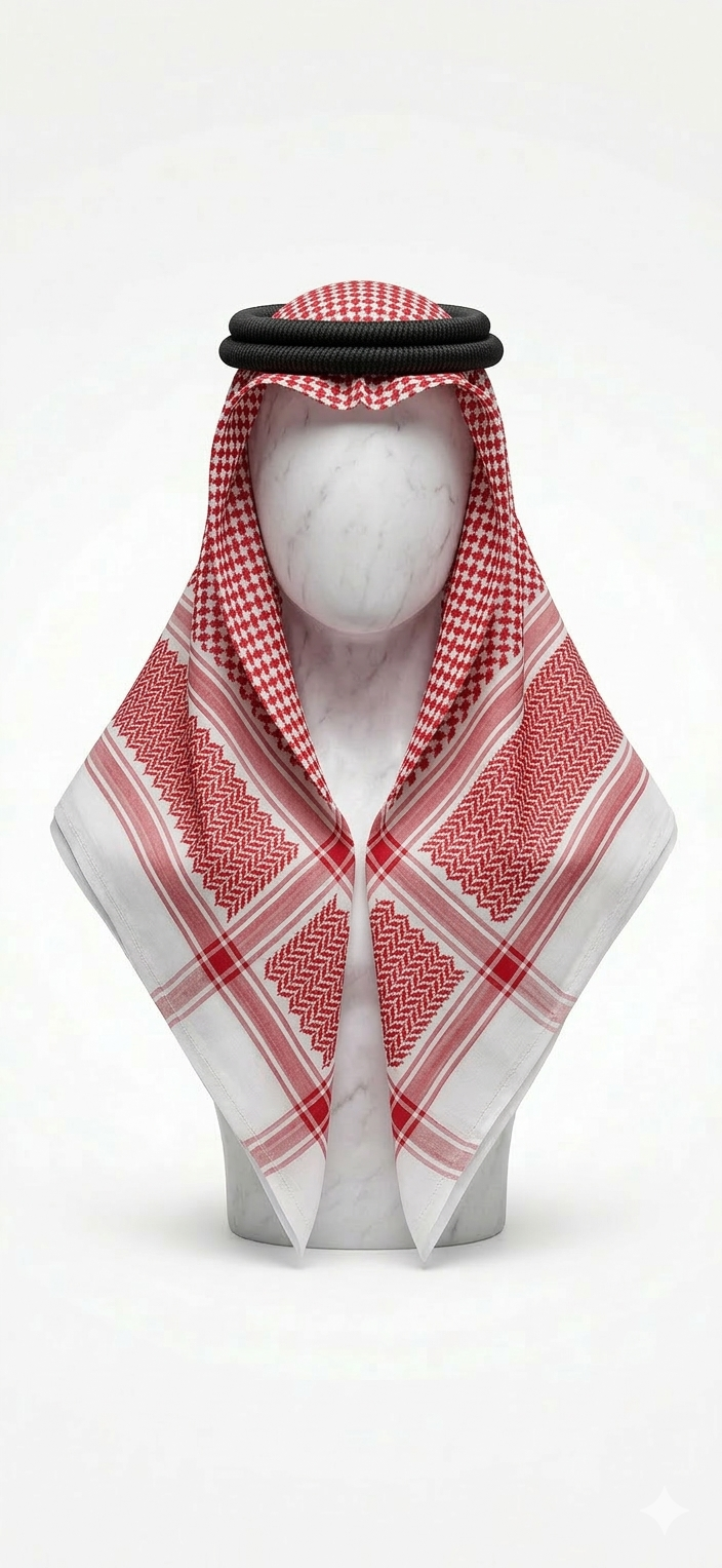 shamakh red basrawi cotton box
