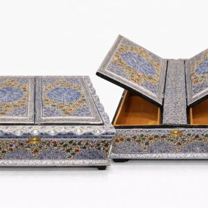 Papier-Mâché Quran Box - Multicolour & Blue
