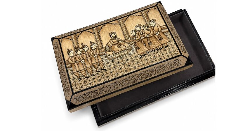 Handcrafted Heritage Engraved Box