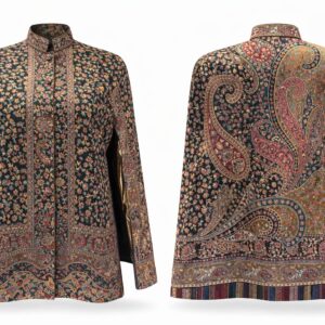 Kani Floral Tapestry & Heritage Paisley Cape (Size 42)