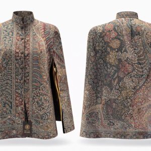 Kani Heritage Tapestry & Imperial Paisley Cape "Antique Parchment Bloom" (Size 44)
