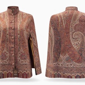 Kani Heritage Tapestry & Imperial Paisley Cape "Royal Persian Garden" (Size 44)