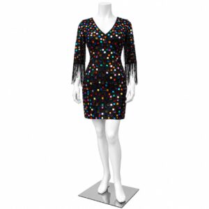 Spectrum Fringe Dress